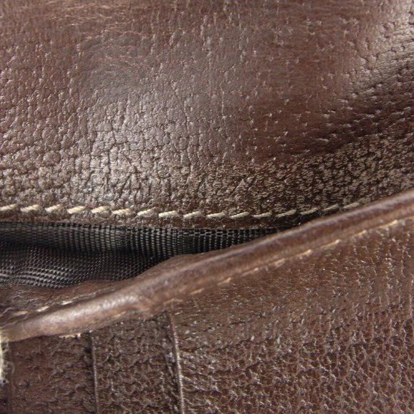 Gucci W Hook Wallet GG Canvas Beige Canvas ~ Leather Auth Used G1429 - Picture 6 of 10